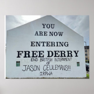 Derry/Londonderry Noord-Ierland Europa Poster
