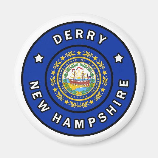 Derry New Hampshire Magneet (Voorkant)