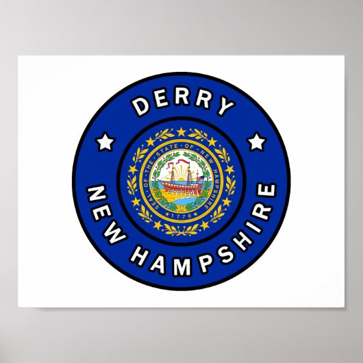 Derry New Hampshire Poster (Voorkant)