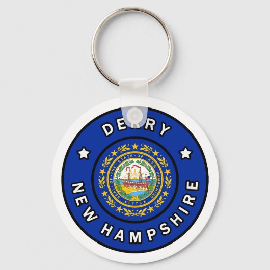 Derry New Hampshire Sleutelhanger (Voorkant)