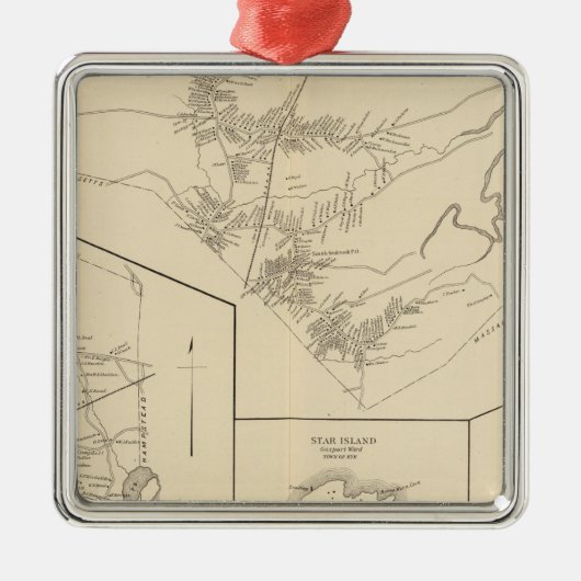 Derry, Seabrook, Rye Metalen Ornament (Voorkant)