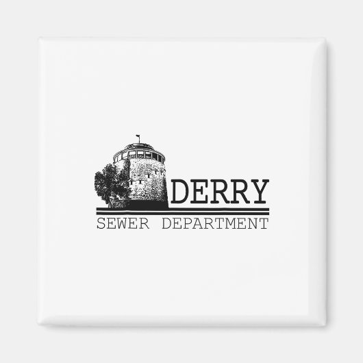 Derry Sewer Department Magneet (Voorkant)