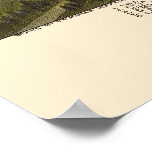 Derry Station, PA Panoramic Map - 1900 Poster (Hoek)