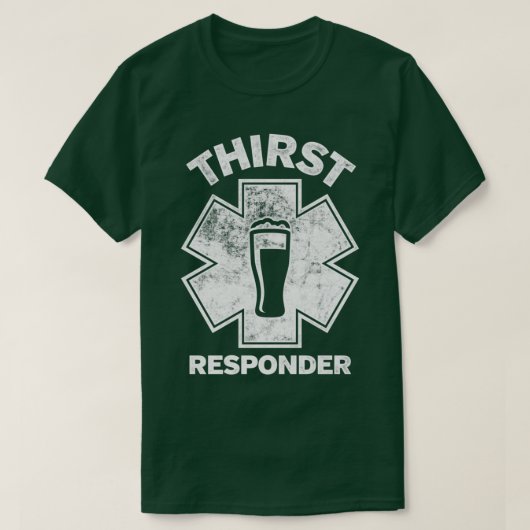 Derste Responder Funny Design for Bar Tenders 1 T-shirt (Design voorkant)