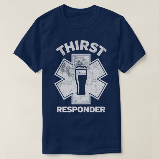Derste Responder Funny Design for Bar Tenders 1 T-shirt (Design voorkant)