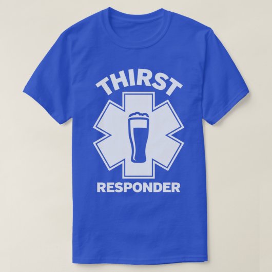 Derste Responder Funny Design for Bar Tenders T-shirt (Design voorkant)