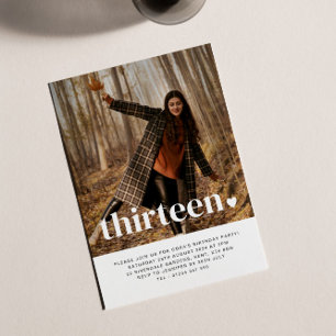 Dertien hartfoto van geboorte kaart