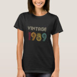 dertien jaar 30th Birthday Gift  1989 T-shirt<br><div class="desc">Kleding,  Shirt,  30e cadeau voor vrouw,  30e cadeau voor vrouw,  30e verjaardag,  30e verjaardag,  30e verjaardag shirt,  1989 cadeau voor vrouw,  1989 cadeau voor moeder,  1989 cadeau voor vrouw,   1989 shirt,  1989 1989 verjaardagscadeau shirt,  1989 verjaardagsvrouw,  30e cadeau voor moeder</div>