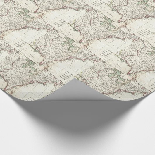 Dertien kolonies  Map (1776) Cadeaupapier (Hoek)