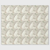 Dertien kolonies  Map (1776) Cadeaupapier (Vlak)