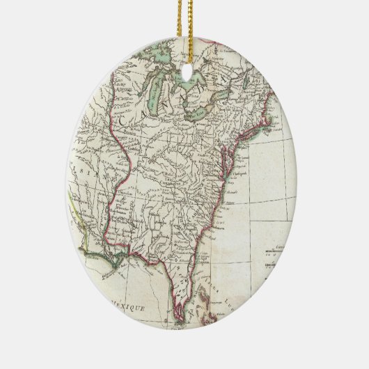 Dertien kolonies  Map (1776) Keramisch Ornament (Rechts)