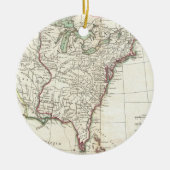 Dertien kolonies  Map (1776) Keramisch Ornament (Voorkant)