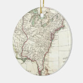 Dertien kolonies Map (1776) Keramisch Ornament (Links)