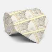 Dertien kolonies  Map (1776) Stropdas (Opgerold)