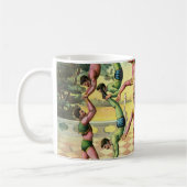 Dertien Mannen doen acrobatiek Koffiemok (Links)