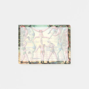 Dertien Mannen doen acrobatiek Post-it® Notes