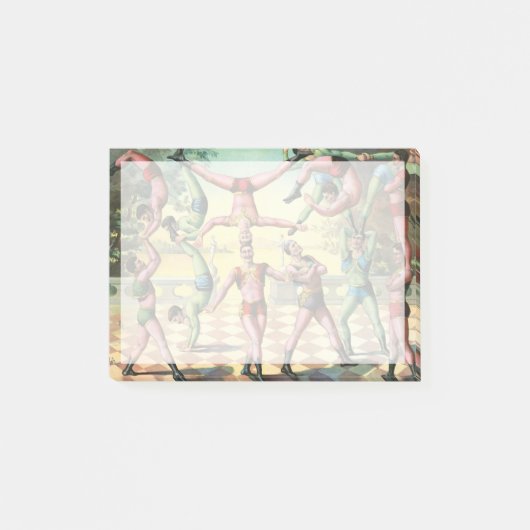 Dertien Mannen doen acrobatiek Post-it® Notes (Voorkant)