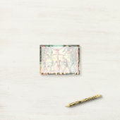 Dertien Mannen doen acrobatiek Post-it® Notes (Op bureau)