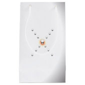 Dertien Skulls Eerie Oranje Sunburst Cross Klein Cadeauzakje (Voorkant)