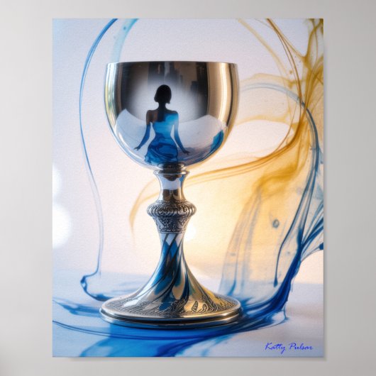 Dertien symbolen: de kelk Poster print (Voorkant)