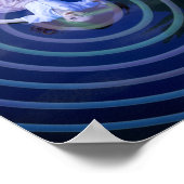 Dertien symbolen: de spiraalvormige Poster print (Hoek)