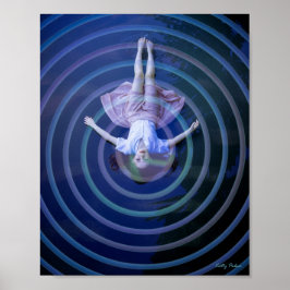 Dertien symbolen: de spiraalvormige Poster print