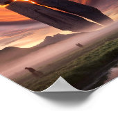 Dertien symbolen: Solar Cross Poster Print (Hoek)
