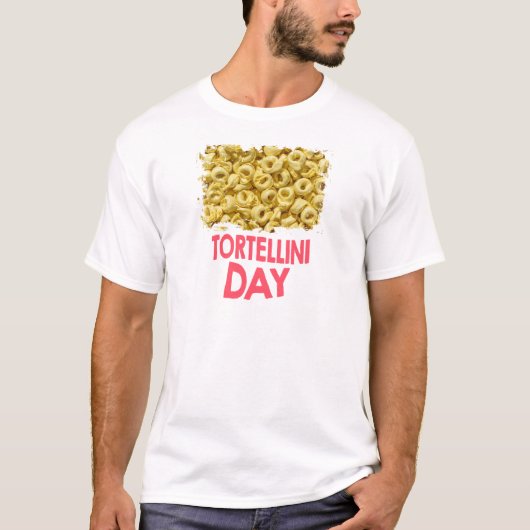 Dertiende februari - Tortellini Dag T-shirt (Voorkant)