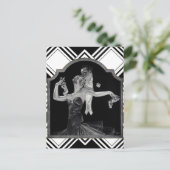 Derties Dancing Deco Briefkaart (Staand voorkant)