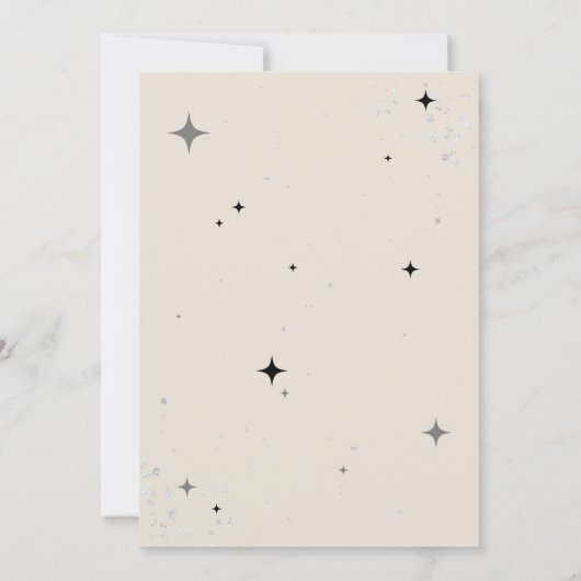 Dertig 30e verjaardag zwart beige moderne foto kaart (Achterkant)