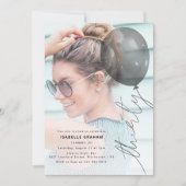 Dertig ballonkoord | Foto 30e verparty Kaart (Voorkant)