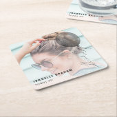 Dertig ballonsnaren | Foto 30e verjaardagsfeestje Kartonnen Onderzetters (Schuin)