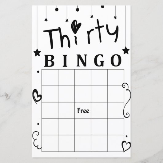 Dertig bingo (Voorkant)