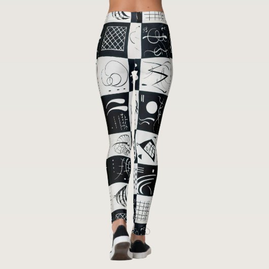 Dertig, Biomorfe Abstractie - Kandinsky Leggings (Achterkant)