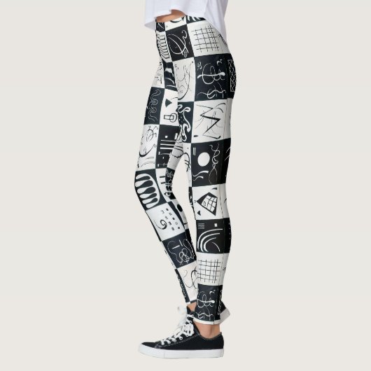 Dertig, Biomorfe Abstractie - Kandinsky Leggings (Links)