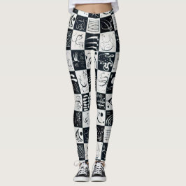 Dertig, Biomorfe Abstractie - Kandinsky Leggings