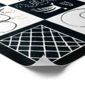 Dertig, Biomorfe Abstractie - Kandinsky Poster (Hoek)