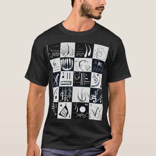 Dertig, Biomorfe Abstractie - Kandinsky T-shirt (Voorkant)