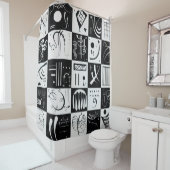 Dertig door Wassily Kandinsky Douchegordijn (In situ)