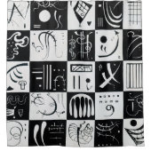 Dertig door Wassily Kandinsky Douchegordijn (Voorkant)