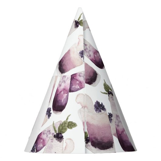 Dertig en dertigjarig 30ste verjaardagsfeest feesthoedjes (Achterkant)