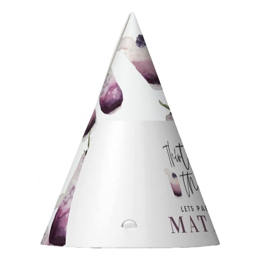 Dertig en dertigjarig 30ste verjaardagsfeest feesthoedjes (Links)