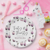 Dertig en dertigjarig 30ste verjaardagsfeest papieren bordje (Feest)