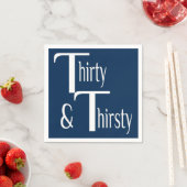 Dertig en dertigjarig servetten (Insitu)