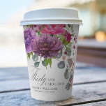 Dertig en Fabulous Elegant Floral 30th Birthday Papieren Bekers<br><div class="desc">Dertig en Fabulous Elegant Floral 30th Birthday Party Paper Cups is een stijlvolle waterverf bloem in roze,  paarse en woedende stijl met groen. Voeg gewoon je aangepaste tekst toe voor je dertigste verjaardagsfeestje. Gepersonaliseerd door de tekst in de tekstvakjes uit te geven verstrekt. Ontworpen door ©Evco Studio www.zazzle.com/store/evcostudio</div>