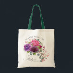Dertig en Fabulous Elegant Floral 30th Birthday Tote Bag<br><div class="desc">Dertig en Fabulous Elegant Floral 30th Birthday Canvas tassen zijn voorzien van een stijlvolle waterverf bloem in roze,  paarse en glansrijke roze. Voeg eenvoudig uw douanetekst voor uw gepersonaliseerde naam toe. Gepersonaliseerd door de tekst in de tekstvakjes uit te geven verstrekt. Ontworpen door ©Evco Studio www.zazzle.com/store/evcostudio</div>