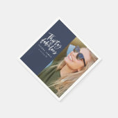 Dertig en fantastische verjaardagsfeestje foto ser servet (Hoek)