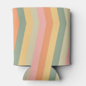 Dertig en Flirty Boho Roze Foto Verjaardagsfeest Blikjeskoeler (Achterkant)