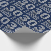 Dertig en Rockin It Cadeaupapier (Hoek)