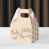 Dertig flirterige en bloeiende cocktail 30e verjaa bedankdoosjes